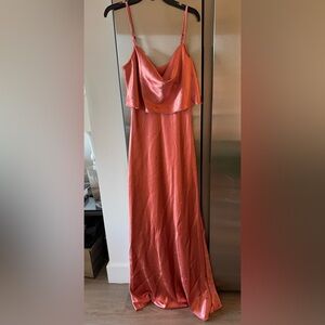 Wayf Coral Maxi Dress